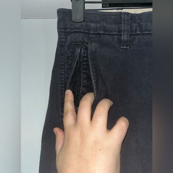 Dockers Ultimate Chino Slim Fit Smart Flex Black Pants Size 28w/30L - Picture 4 of 10